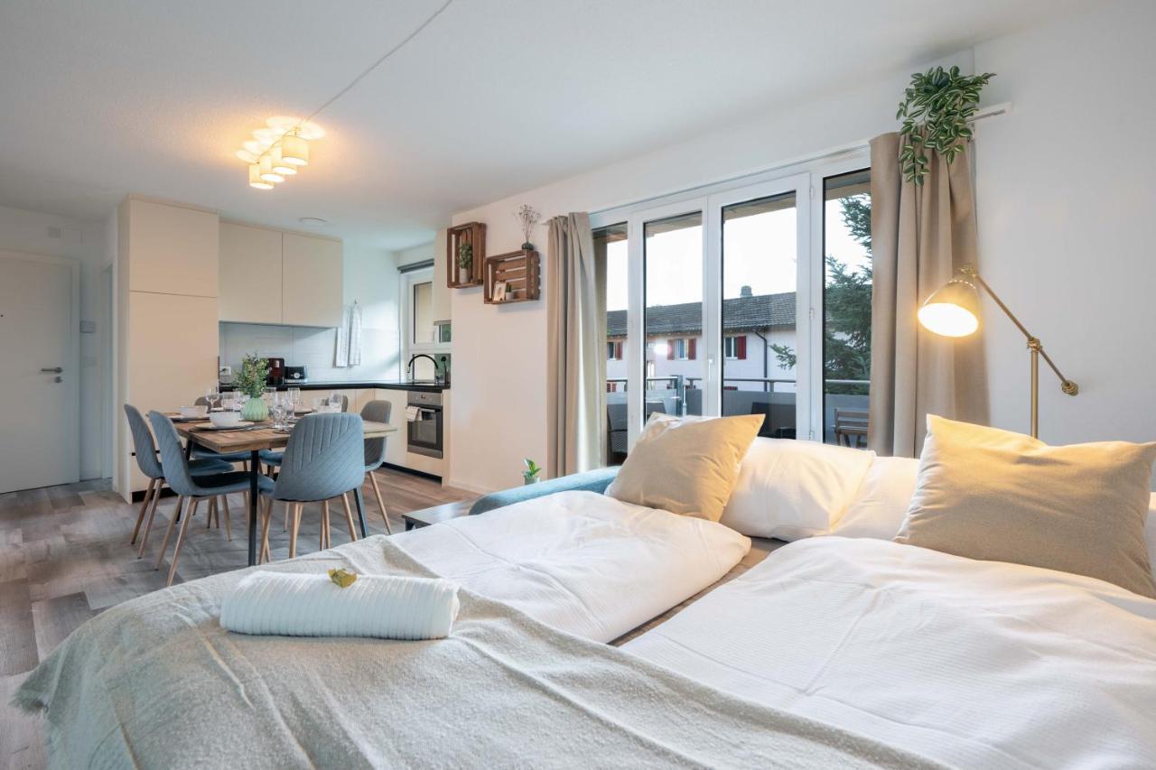 Moderne Wohnung Mit Parkplatz - Top Floor Ostermundigen Exterior foto